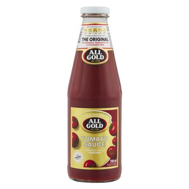 All Gold Tomato Sauce 700ml Bottle