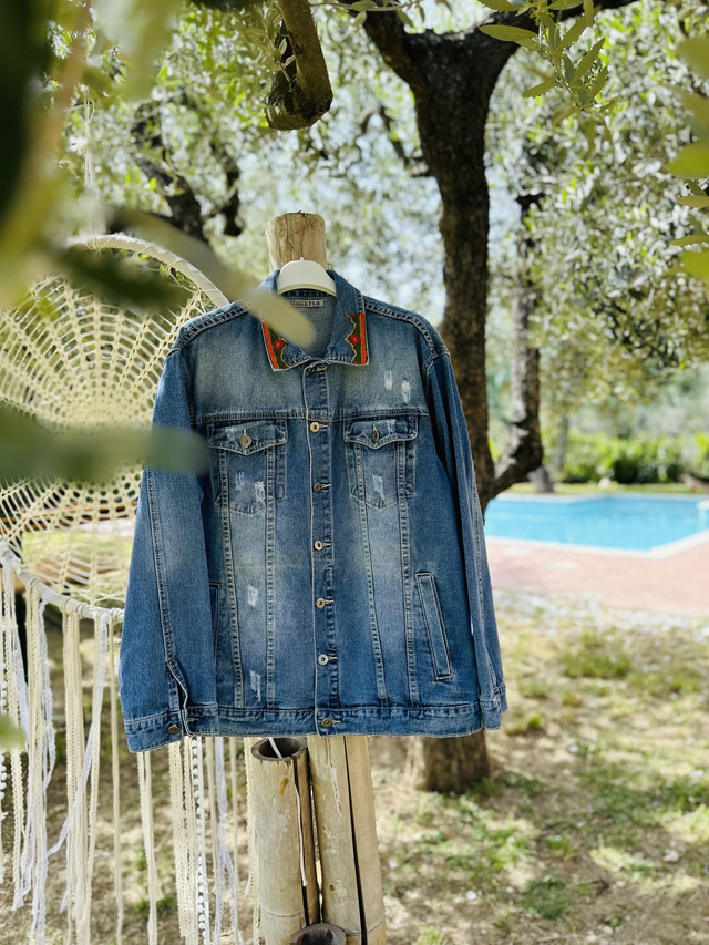 Giacca embrodery Colibrì