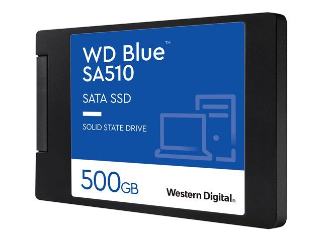  WD Blue SA510 WDS500G3B0A - SSD - 500 GB - interno - 2.5&quot; - SATA 6Gb/s - blu