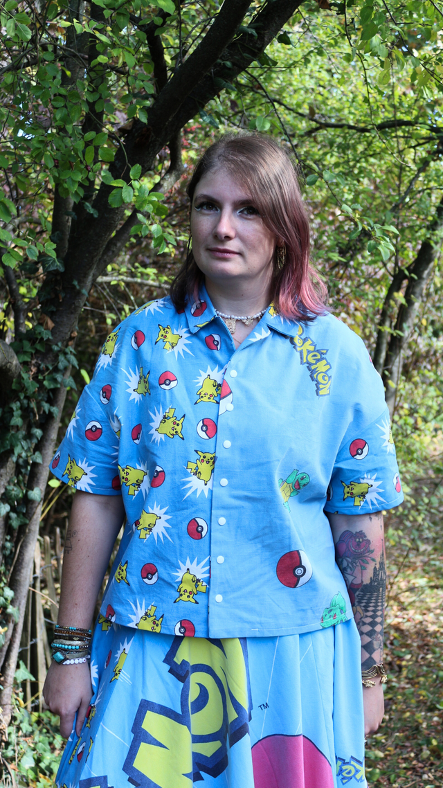 🌟 Chemise Pokémon – Pièce Unique - Taille 38 🌟