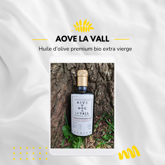 Huile d'olive Extra Vierge Premium 50 cl "AOVE LA VALL"