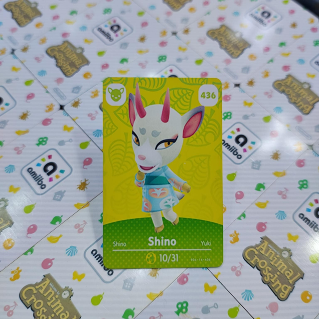 Tarjeta Amiibo Shino / Animal Crossing 436