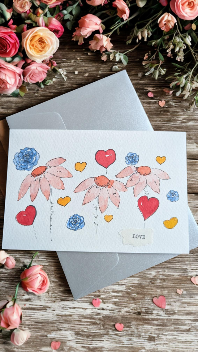 Carte postale - Love