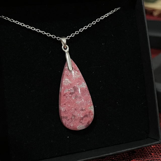 Z- Collier - Thulite - argent 925