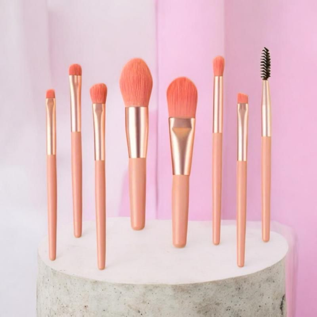 7-Piece Makeup Brush Set – Soft Pink | Makeup & Cosmetic