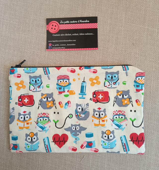 Pochette hiboux medecin