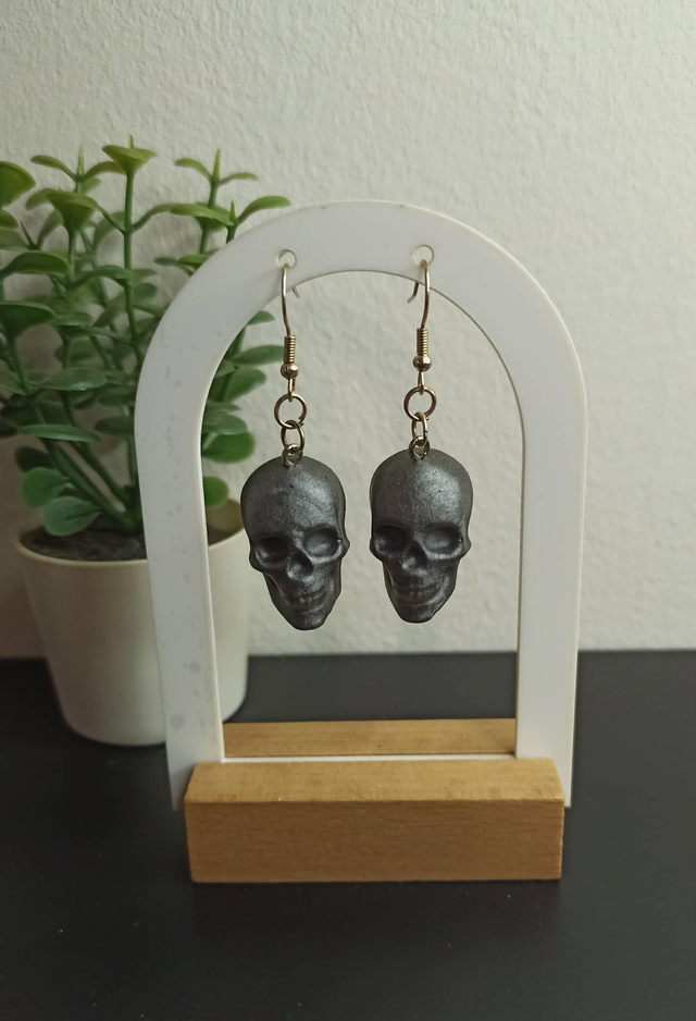 Boucle d&#039;oreille tête de mort (416)