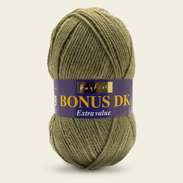 Hayfield Bonus DK Olive Green