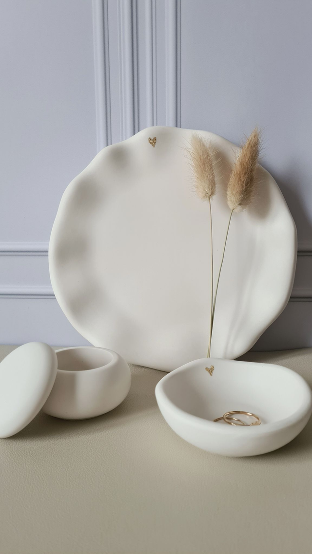 Ecrin galet - blanc neige