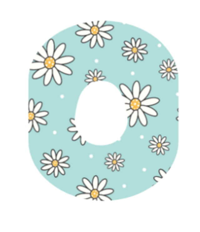 Daisies Blue Over patch G7