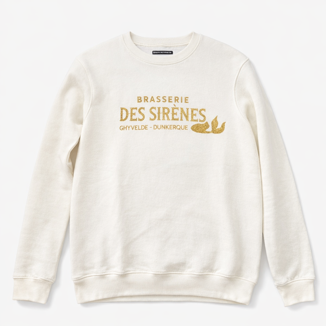 Sweat Brasserie des Sirènes – Pailleté Or