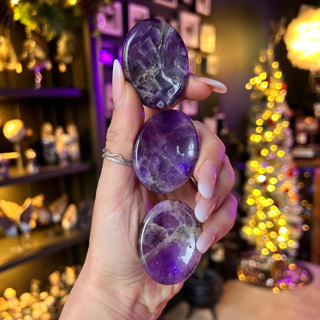Amethyst Thumb / Worry Stone