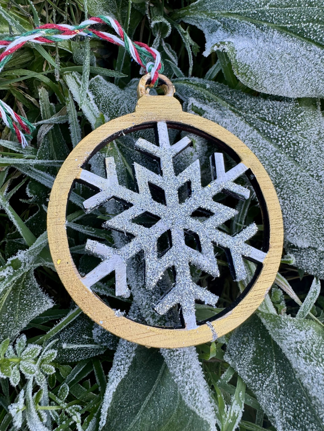 Snowflake Bauble