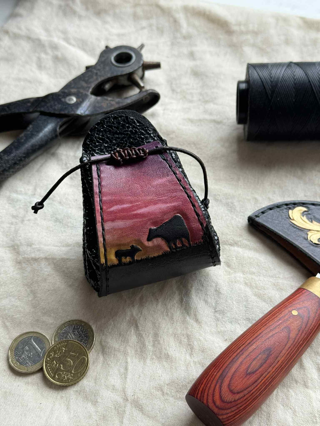 Bourse couché de soleil