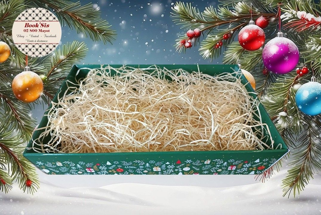 Corbeille Noël 37x28x7,3 cm