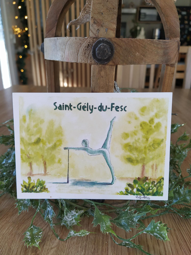 Carte "Saint Gély du Fesc" 10 x 15 cm