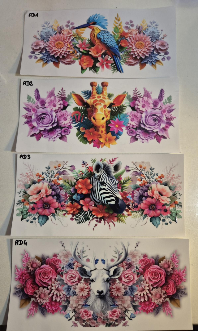 Décos DTF animaux divers