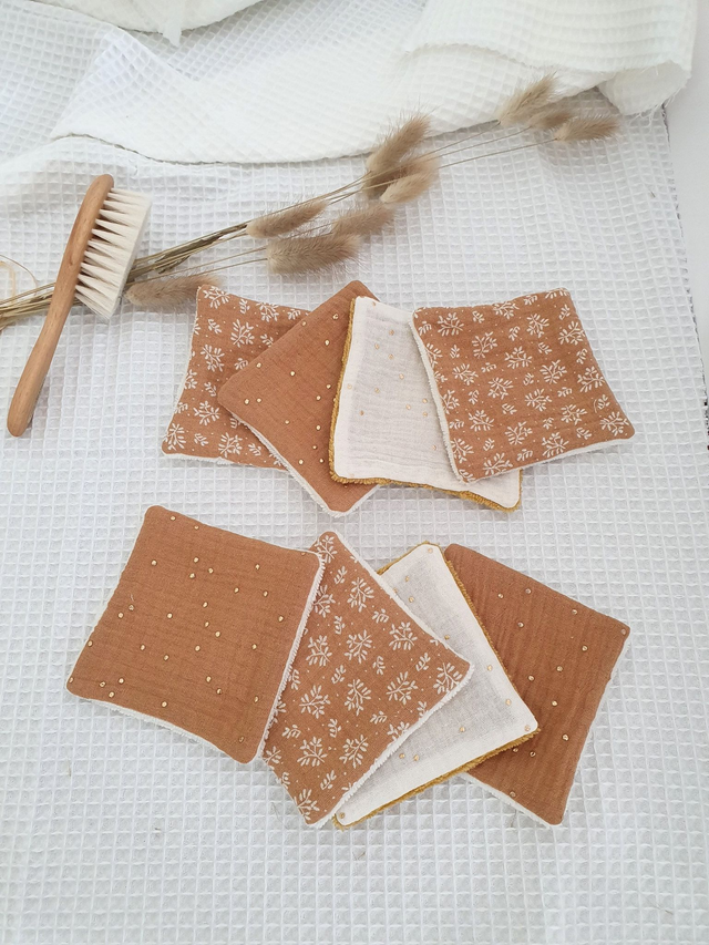 Louison le lot de 6 lingettes en coton