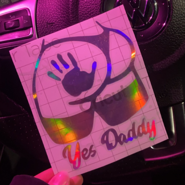 Yes Daddy Decal 