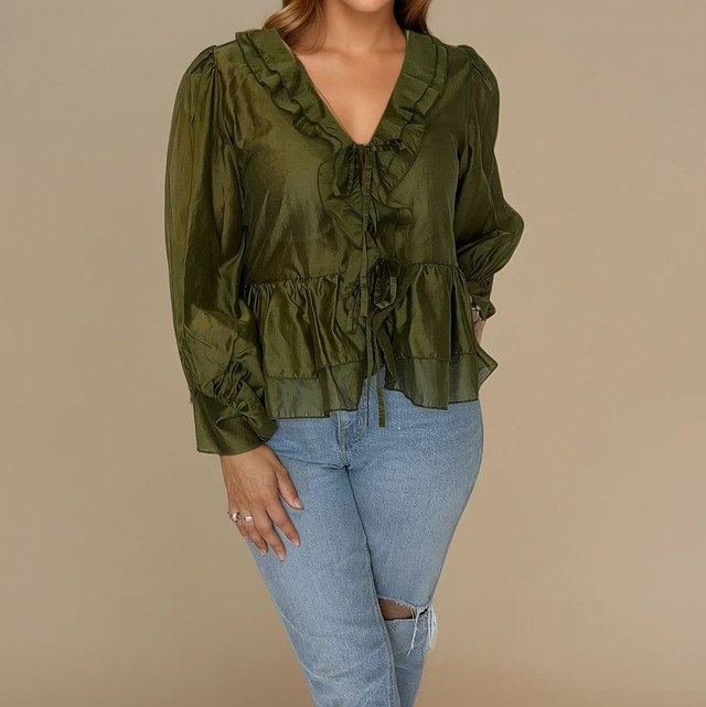 Florence Tie Blouse