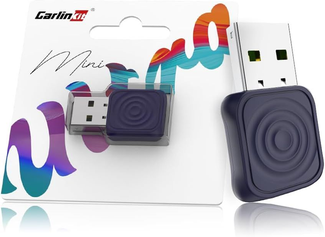 Carlinkit Mini Ultra – Adaptateur CarPlay &amp; Android Auto Sans Fil (USB-A &amp; USB-C)