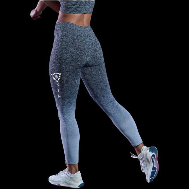 Skint Seamless Ombre Leggings [Navy]