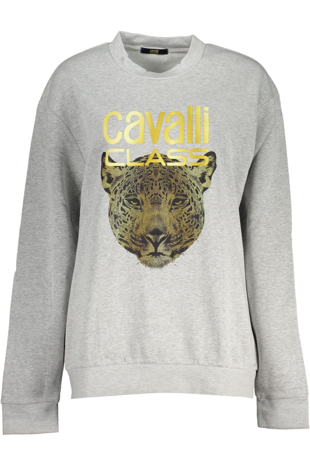 CAVALLI CLASS FELPA SENZA ZIP DONNA GRIGIO