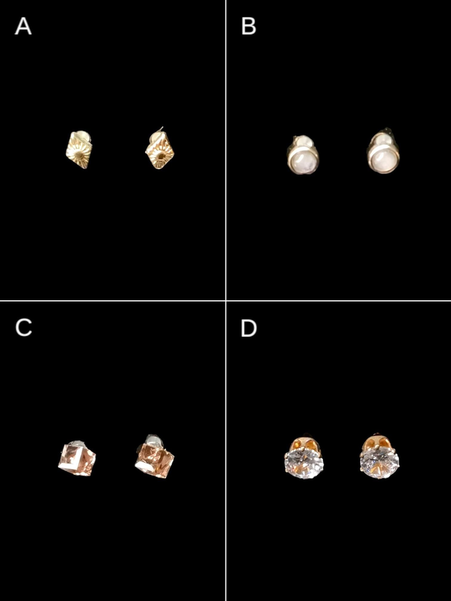 Boucles d&#039;oreilles puce