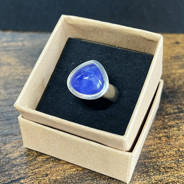 Bague en argent et Tanzanite - Taille 61