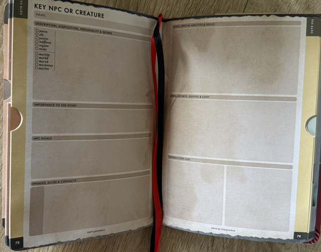 Beadle & Grimm's Game Master's Journal