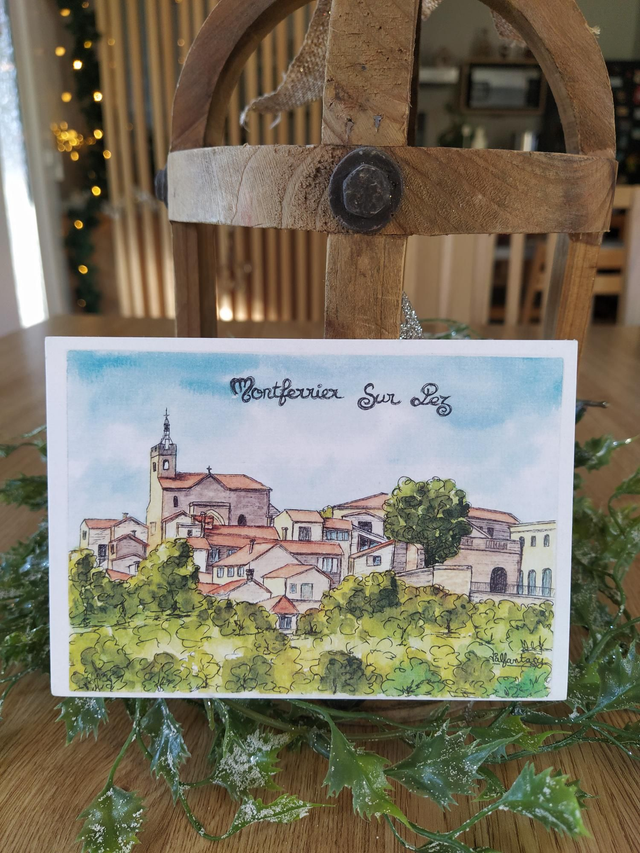 Carte "Montferrier", 10x15cm
