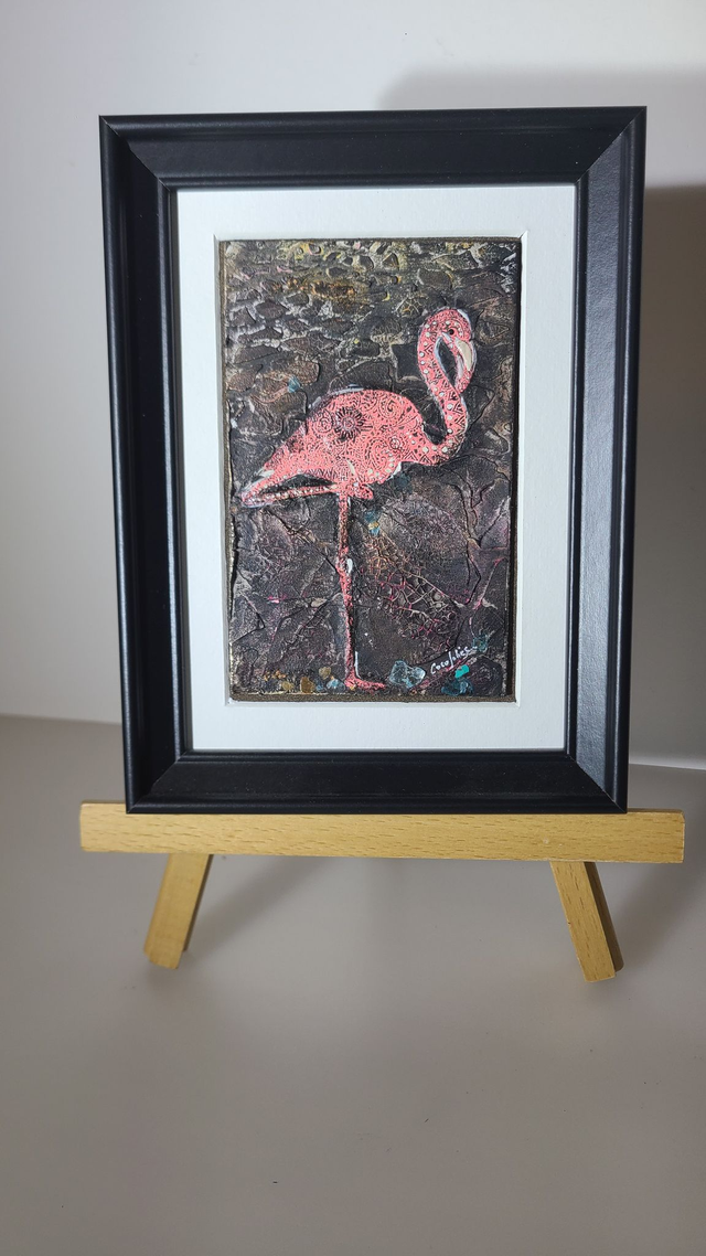 Tableau flamant Rose
