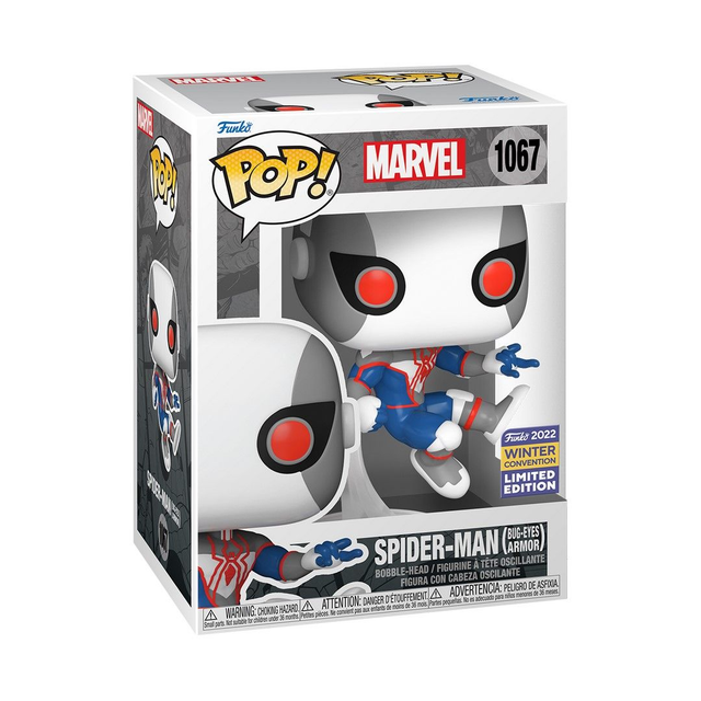 Funko Marvel Bug Eyes Armour Spider-Man Exclusive Pop! Vinyl Figure #1067