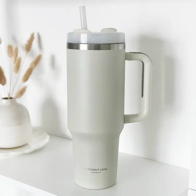 Coconut Lane Tumbler - Greige