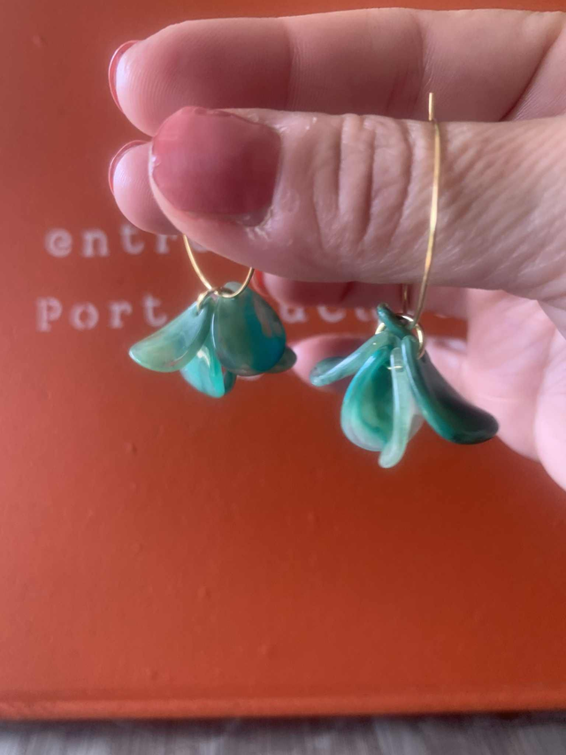 boucle d'oreille Flore