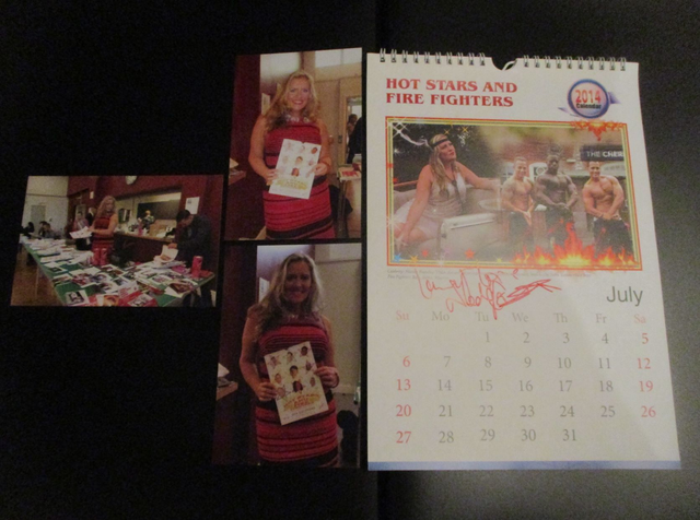 Nicole Faraday Authentic Autographed Signed Items In-Person At Our Event On 12th October 2013