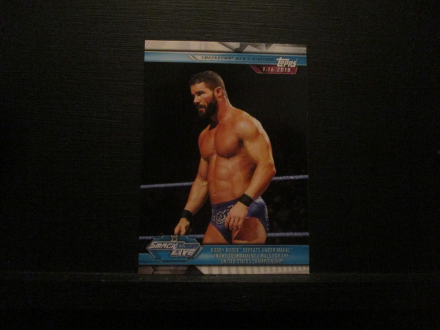 Bobby Roode Defeats Jinder Mahal In The Tournament Finals For The United States Championship - Champions Original Trading Card #83