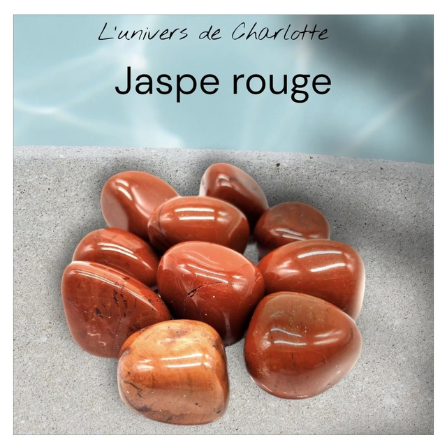 Pierre roulée "Jaspe rouge"