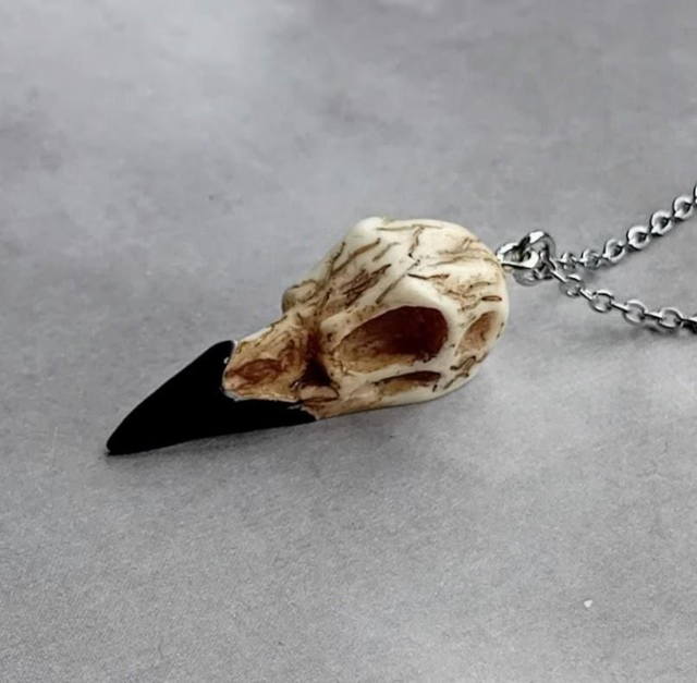 Bird Skull Necklace 