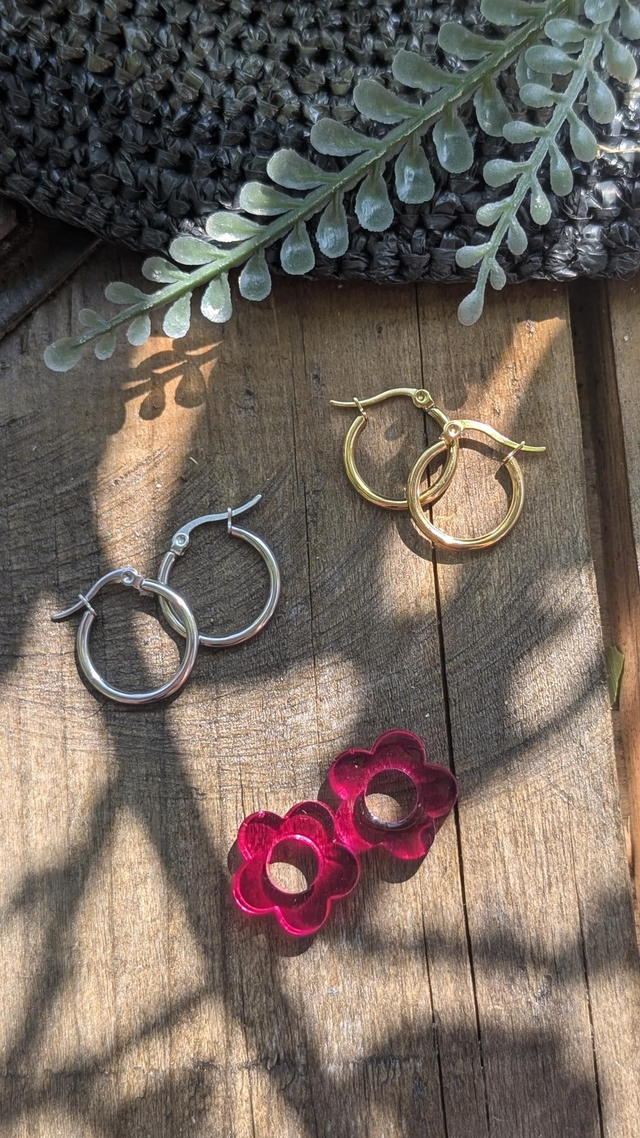 Boucles d&#039;oreilles fleurs