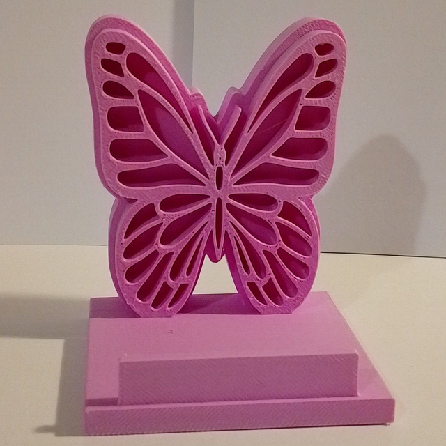3D Printed Butterfly Phone Desktop Stand Or Tablet Desktop Stand - 6 Colours