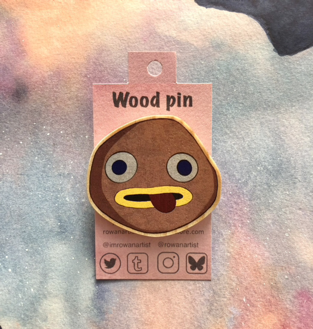 Over the Garden Wall - Rock Wood Pin-W9