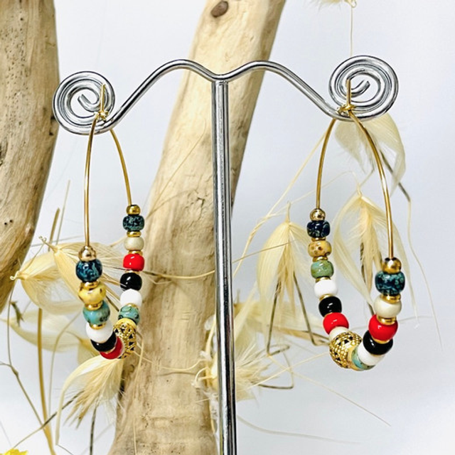 Créoles CAROLE dorées