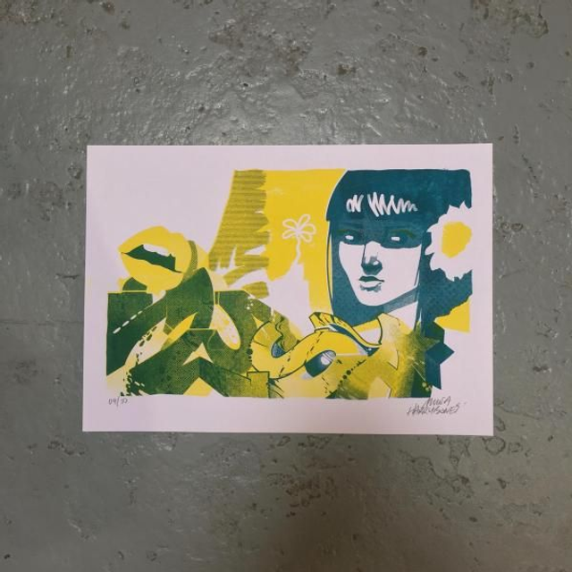 MUSA x HARRYBONE- Risographie - A3 - 50ex - Signé