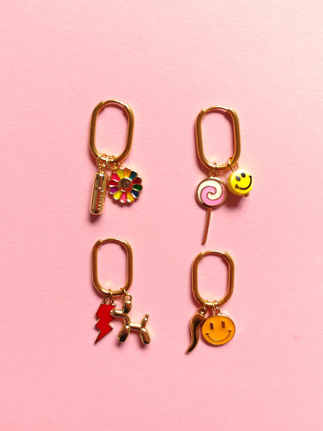 Boucle d&#039;oreille ovale 