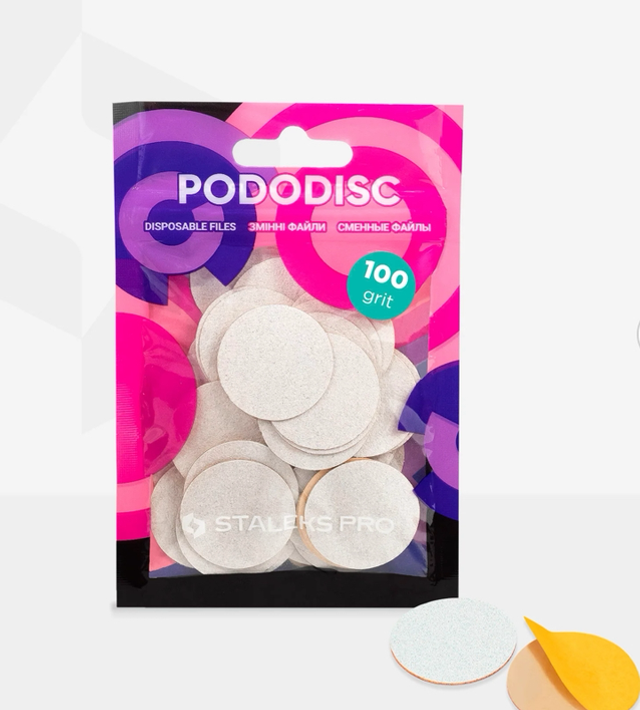 STALEKS PRO - EMBOUTS INTERCHANGEABLES POUR DISQUE PÉDICURE PODODISC L (50 pcs)