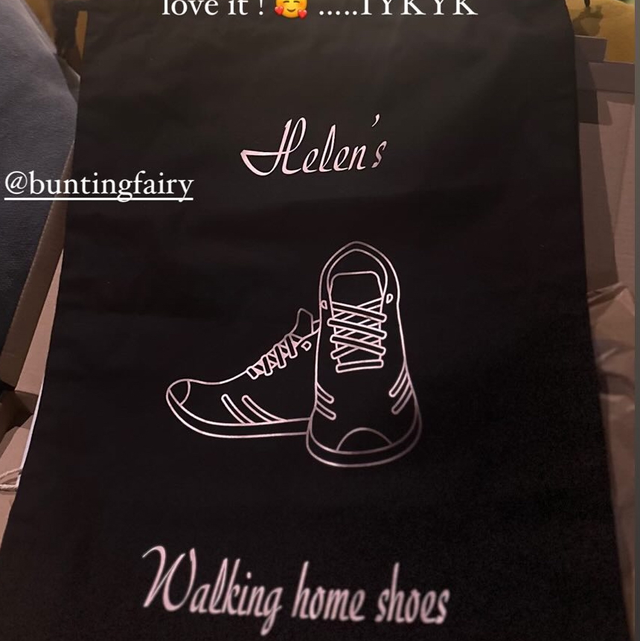 Personalised Walking home shoes bag