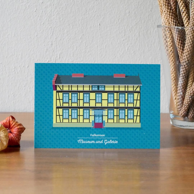 Postkarte &quot;Museum und Galerie, Falkensee&quot;