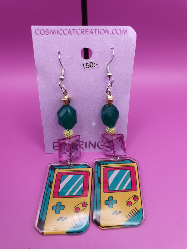 Earrings Retro Gameboy 