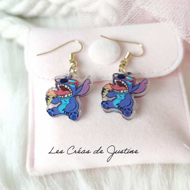 Boucles d&#039;oreilles Stitch 